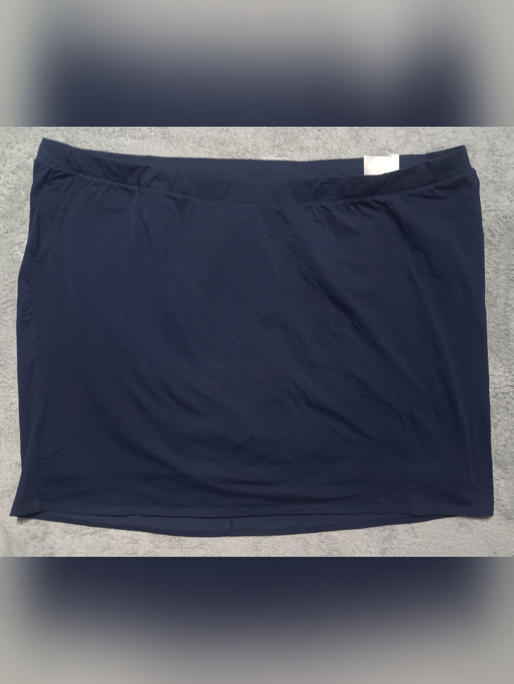Catherines Size 5XL Suprema Collection Navy Skort with Elastic Waistband NWT